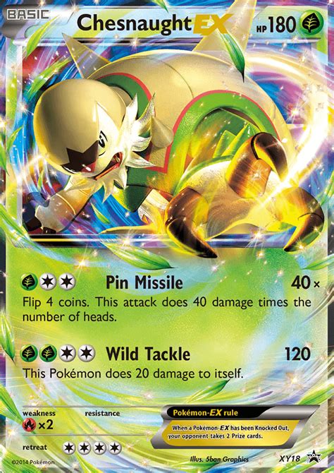 Chesnaught Ex Xy Promos Xy With Images Pok Mon Tcg Pokemon Tcg