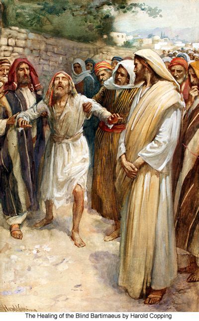 The Blind Man At Jericho Bible Pictures Jesus Painting Jesus Christ