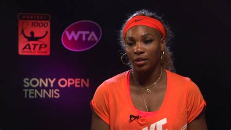 Sony Open Tennis Interview With Serena Williams Tennis Tonic News