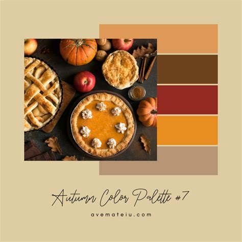 20 Fallautumn Color Palettes With Pantone And Hex Codes Free Colors Guide Ave Mateiu Fall