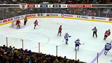 Chicago Blackhawks Vs Toronto Maple Leafs Youtube