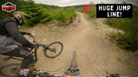 The Largest Mtb Jumps Ive Ever Seen Bike Park Wales Red Flow Jump