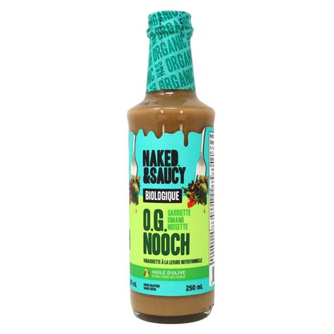 Naked Saucy Vegan Nutritional Yeast Dressing O G Nooch At Naturamarket