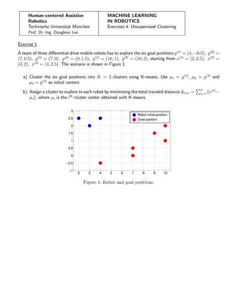 Lecture Exercises Uc Human Centered Assistive Robotics