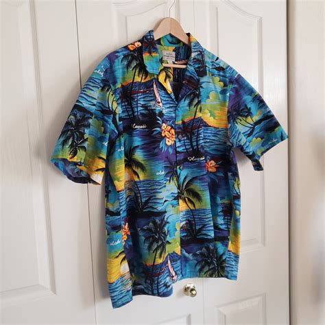 Vintage 90s Royal Hawaiian Creations Mens Button Up C… Gem