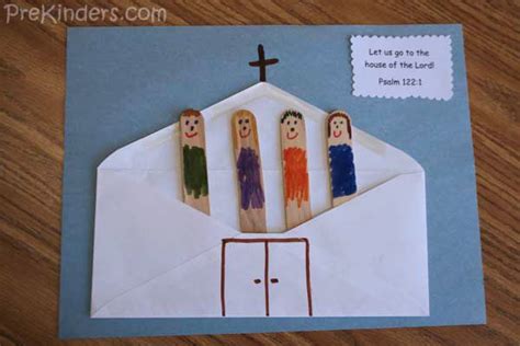 Envelope Church Craft Activity | Manualidades cristianas, Artesanías de ...