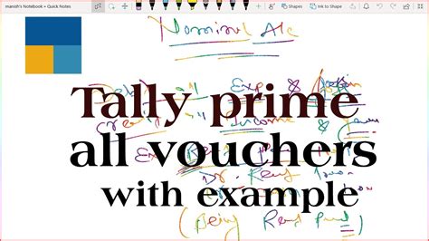 Tally Prime Voucher Entry Voucher Entry In Tally Prime Tally Prime