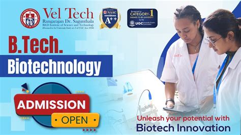 Embark On A Journey Of Discovery Biotechnology Admissions Now Open At