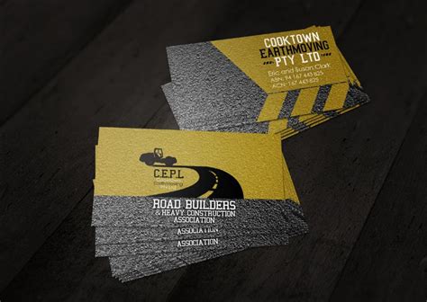 5 Estilos Tarjetas De Presentación De Construcción Creativas
