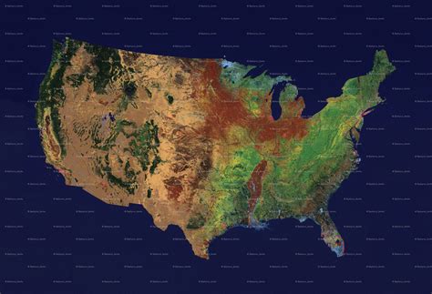 Map Of Usa Topographic – Topographic Map of Usa with States