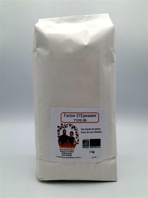 Farine de grand épeautre semi complète 1 kg Brin De Terre Locavor fr