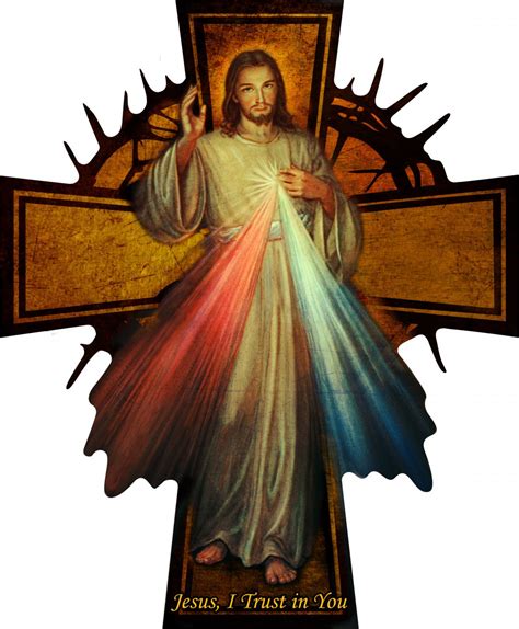 Divine Mercy Wall Plaque Cross Catholic To The Max Online Catholic