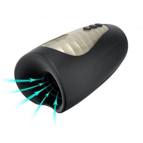 Man Wand Heat Suction And Vibe Pump Black Sex Toy HotMovies