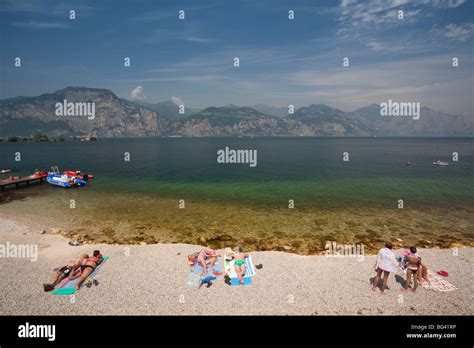 Italy, Veneto, Lake District, Lake Garda, Assenza, Lake Garda ...