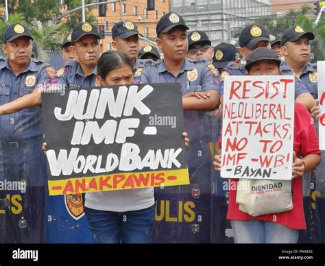 Manila Philippines 11th Oct 2018 Militant And Lgbt Groups March On