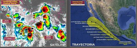 Se forma Potencial Ciclón tropical Dos E conoce los estados donde