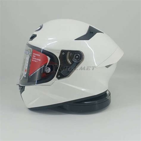 Jual Helm Full Face Kyt Tt Course Ttc Plain White Solid White Glossy