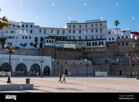 Tangier Morocco March 30 2023 Iconic Hotel Continental In Tangier
