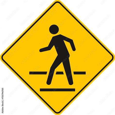 pedestrian crossing,zebra crossing,warning sign,Traffic Sign , Vector