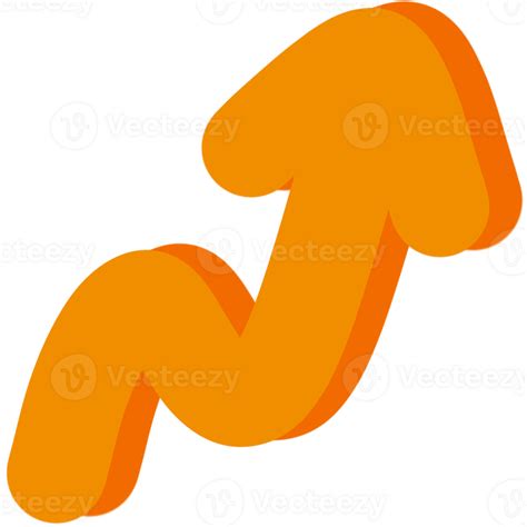 Orange Arrow Element 42381914 Png