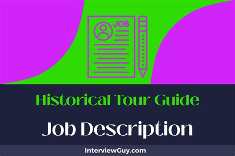 Historical Tour Guide Job Description Updated For 2025