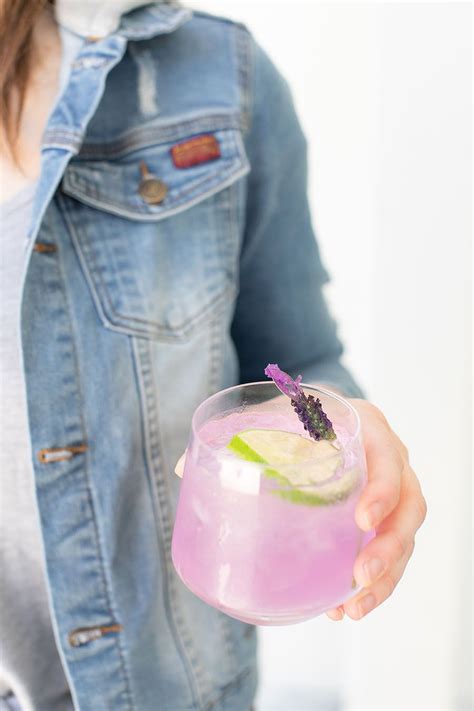 Lavender Gin And Tonic Punch Is Light And Refreshing Naturally