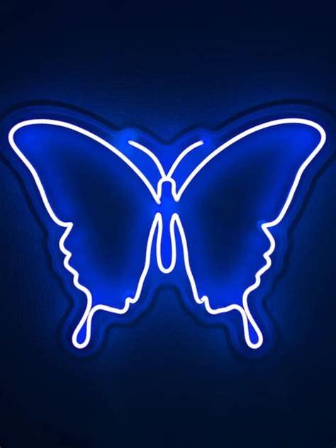 Neon Butterfly Aesthetic Room Decor Butterfly Neon Sign Etsy Neon