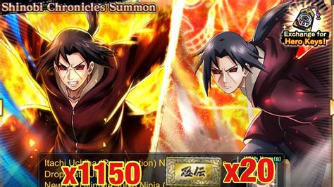 NxB NV Edo Itachi Summoning Shinobi Chronicles Summon Naruto X