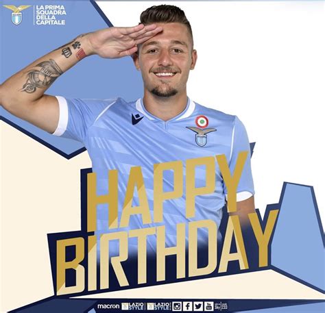 Lazio 25 Candeline Per Milinkovic Gli Auguri Social Dei Compagni FOTO