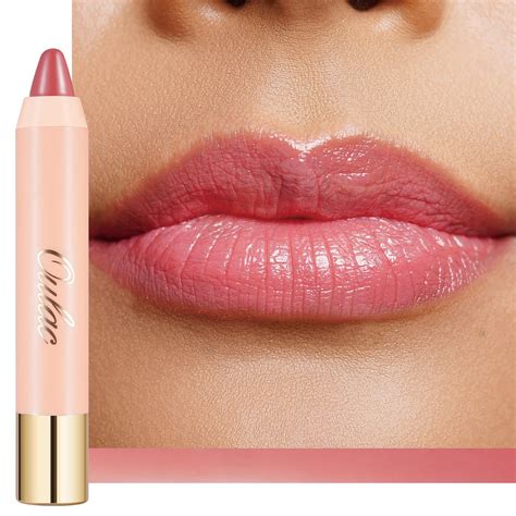 Oulac Pink Nude Lipstick Moisturizing Lipstick Tinted Lip Balm For Dry Lips Hydrating Creamy