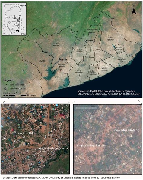 The Greater Accra Metropolitan Area Gama And The Location Of The Case Download Scientific