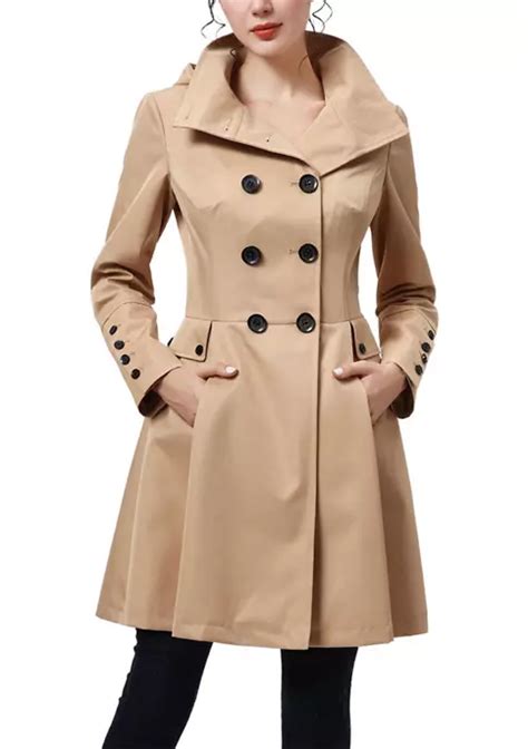 Kimi And Kai Womens Katie Trench Coat Belk