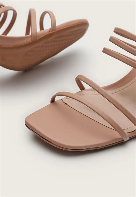 Sand Lia Santa Lolla Tiras Nude Compre Agora Dafiti Brasil