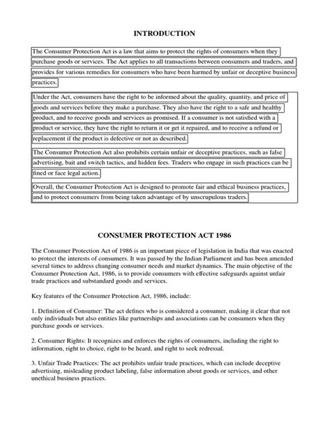 Consumer Protection Act Commerce Pdf Consumer Protection Product Liability