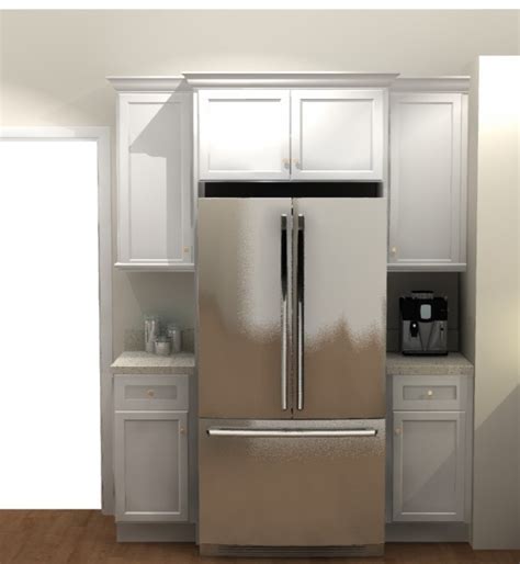 Need Opinions On Cabinet Layout For Refrigerator Wall