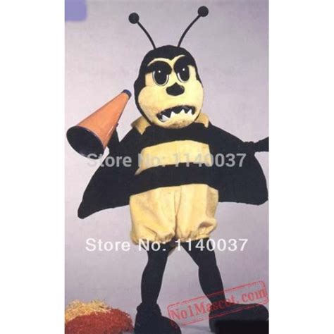 Buzzing Fighting Hornet Mascot Costume