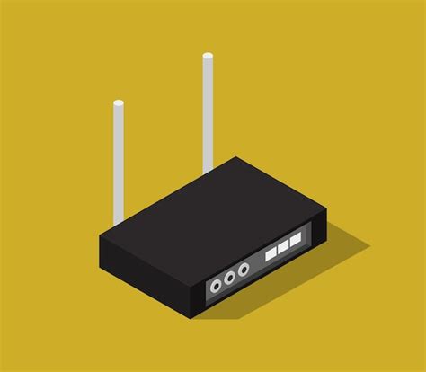 Premium Vector Isometric Router