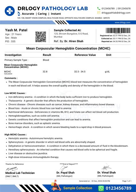 MCHC Blood Test: Price, Normal Range and Results - Drlogy