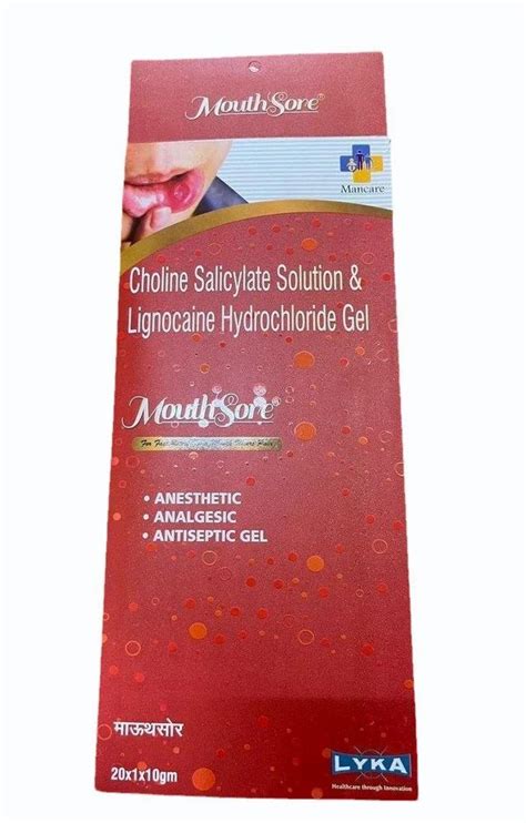 Choline Salicylate Solution Lignocaine Hydrochloride Gel Gram At Rs