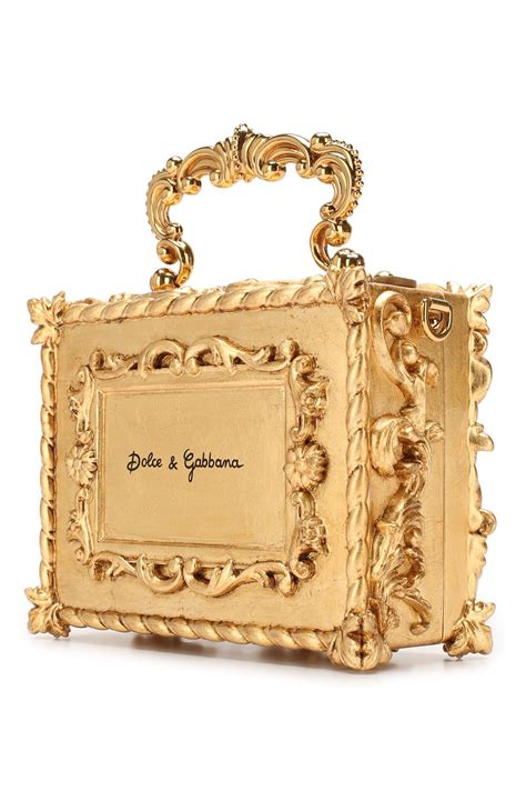 Женская золотая сумка dolce box DOLCE & GABBANA — купить за 799500 руб ...