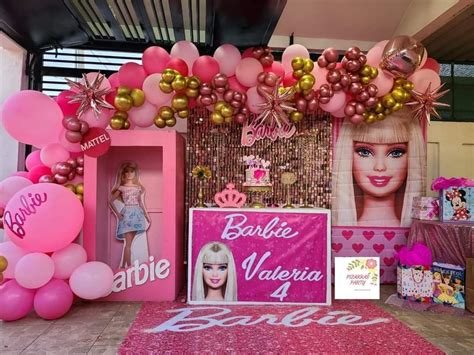 Pin On Barbie Barbie Theme Party Barbie Birthday Barbie Party