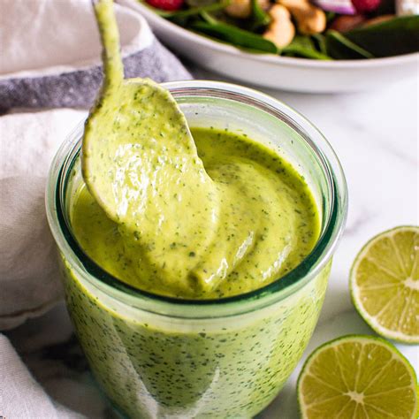 Creamy Avocado Cilantro Dressing Recipe IFoodReal