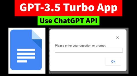 Create AskGPT App Use GPT 3 5 Turbo Model ChatGPT API With Google