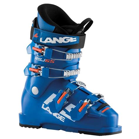 Lange Rsj Junior Race Ski Boot Power Blue Ski Boots From