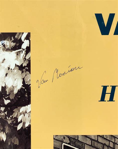 Lot Detail Van Morrison Signed Poster Hymns To The Silence And Rare