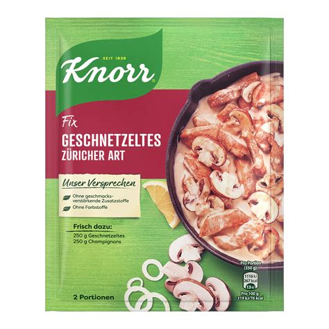 KNORR Fix Geschnetzeltes Zürcher Art 41 g ALDI SÜD