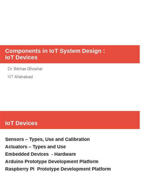 Components in IoT System Design: An Overview of IoT Devices, Sensors ...