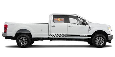 2018 Ford Stx F 150 And F 250 4x4 Graphic Sticker Each Bedside Decal