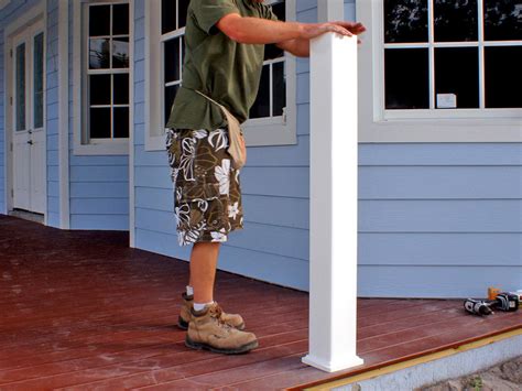 How To Install A Porch Railing Hgtv