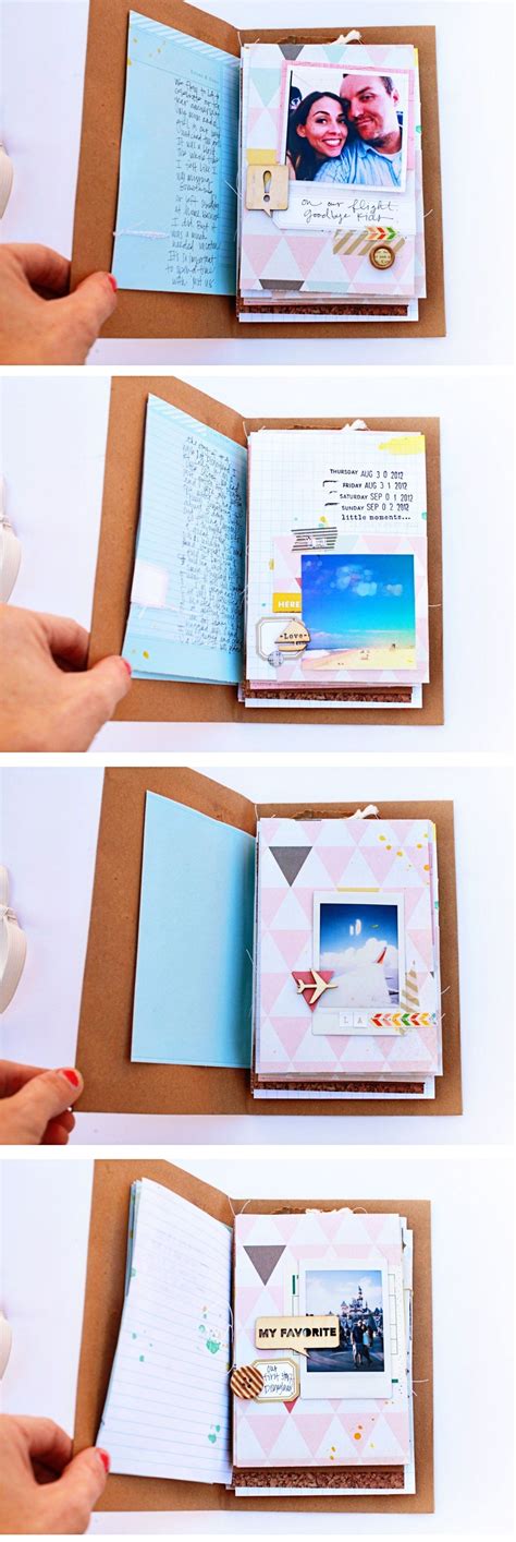 Polaroid Scrapbook Ideas Mini Albums Off We Go Instax Mini Album So